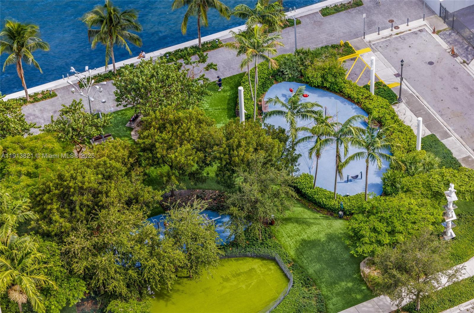 480 Northeast 31st Street, Unit 2807 Miami, FL 33137 - Photo 42 of 45 an aerial view of swimming pool