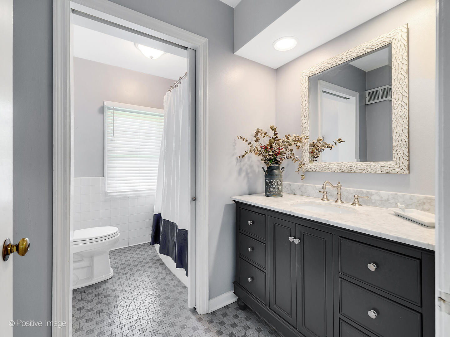 6401 South County Line Road Burr Ridge, IL 60527 - Photo 39 of 57 a bathroom with a sink and a mirror