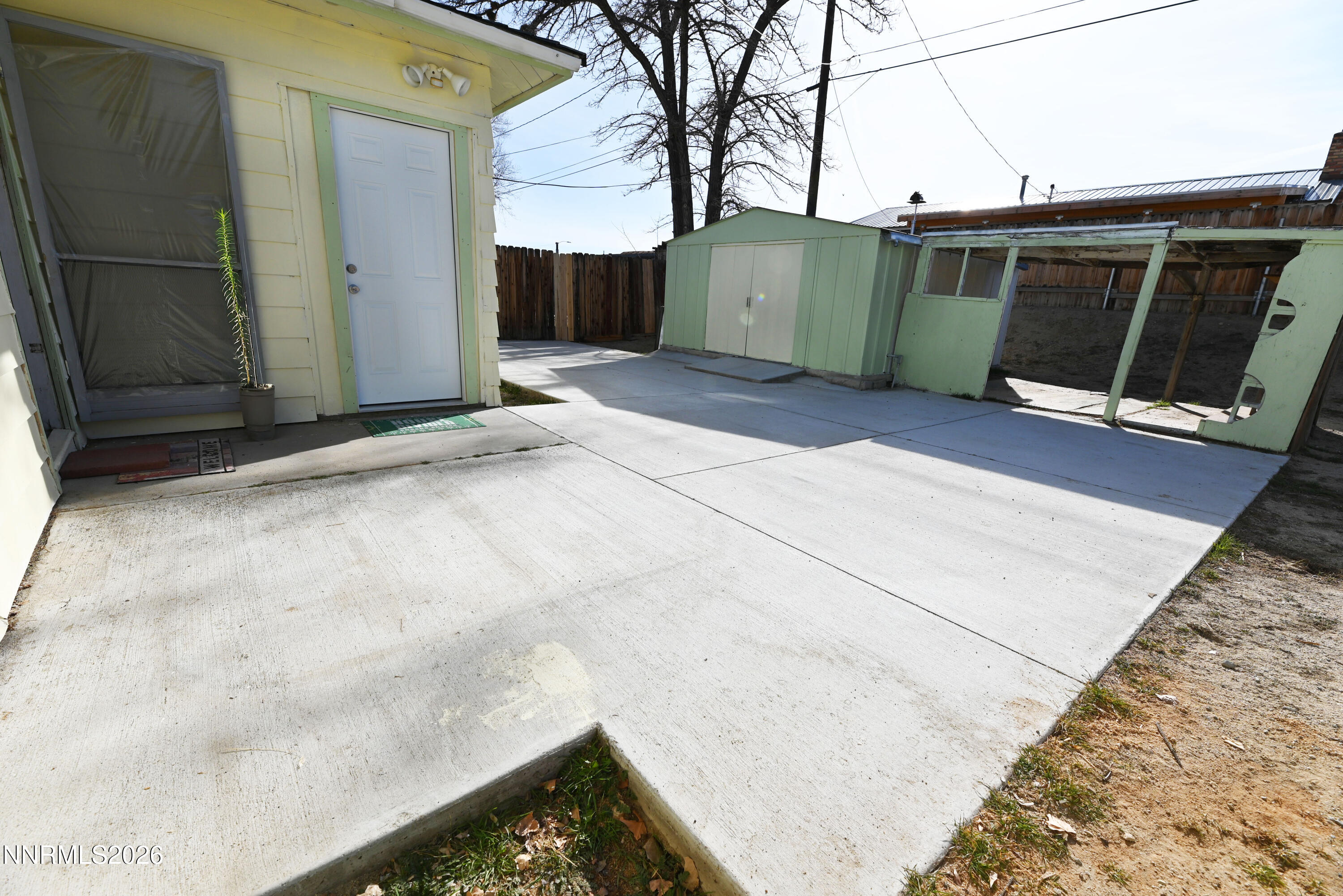 110 Harrison Street Hawthorne, NV 89415 - Photo 23 of 30 a view of backyard with cabin