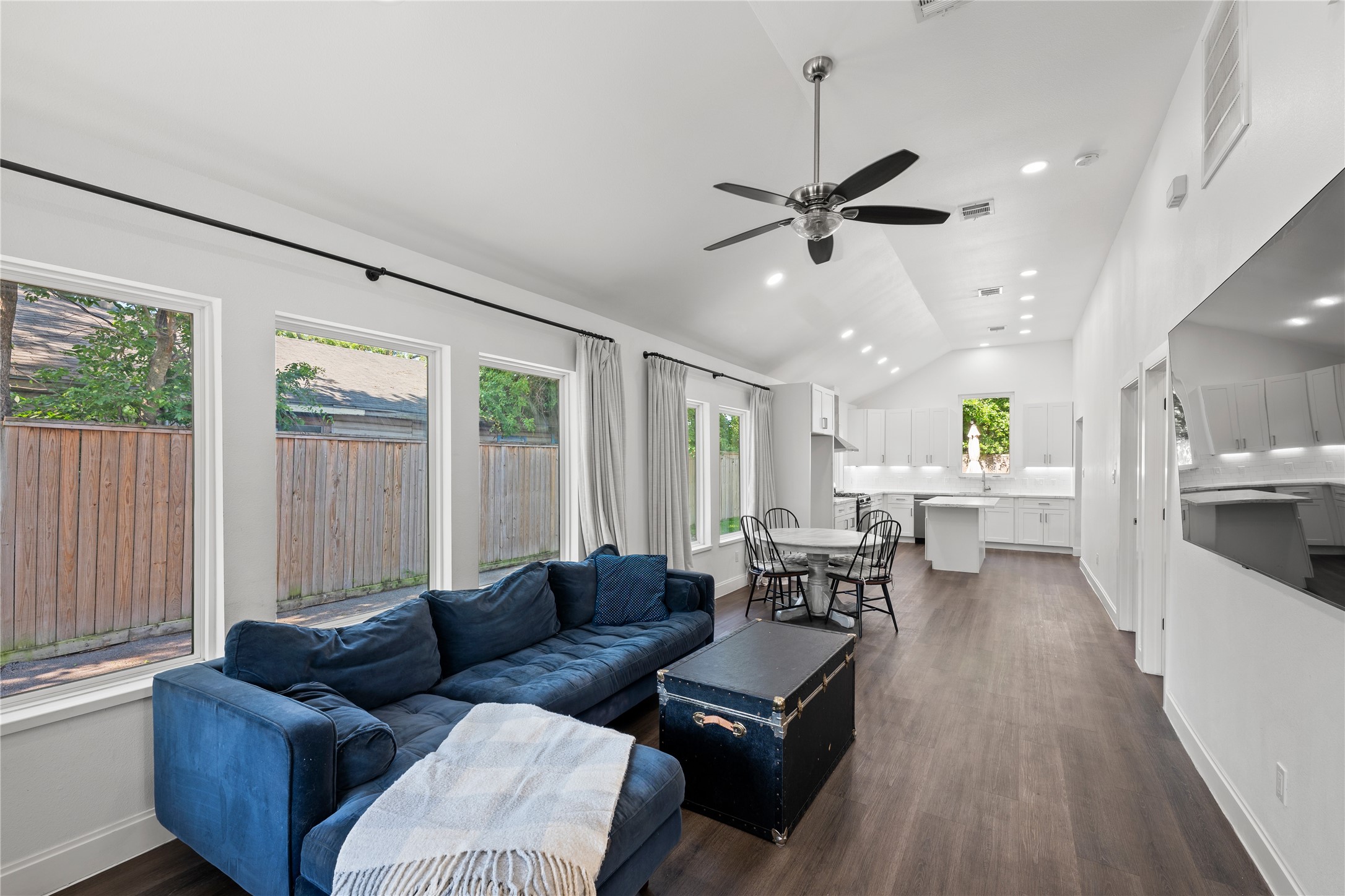 3211 Cochran Street Houston, TX 77009 - Photo 3 of 32 a living room with furniture and a large window