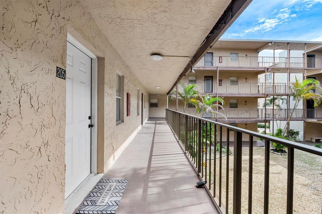 2840 Somerset Drive, Unit 205M Lauderdale Lakes, FL 33311 - Photo 4 of 22 a view of a balcony
