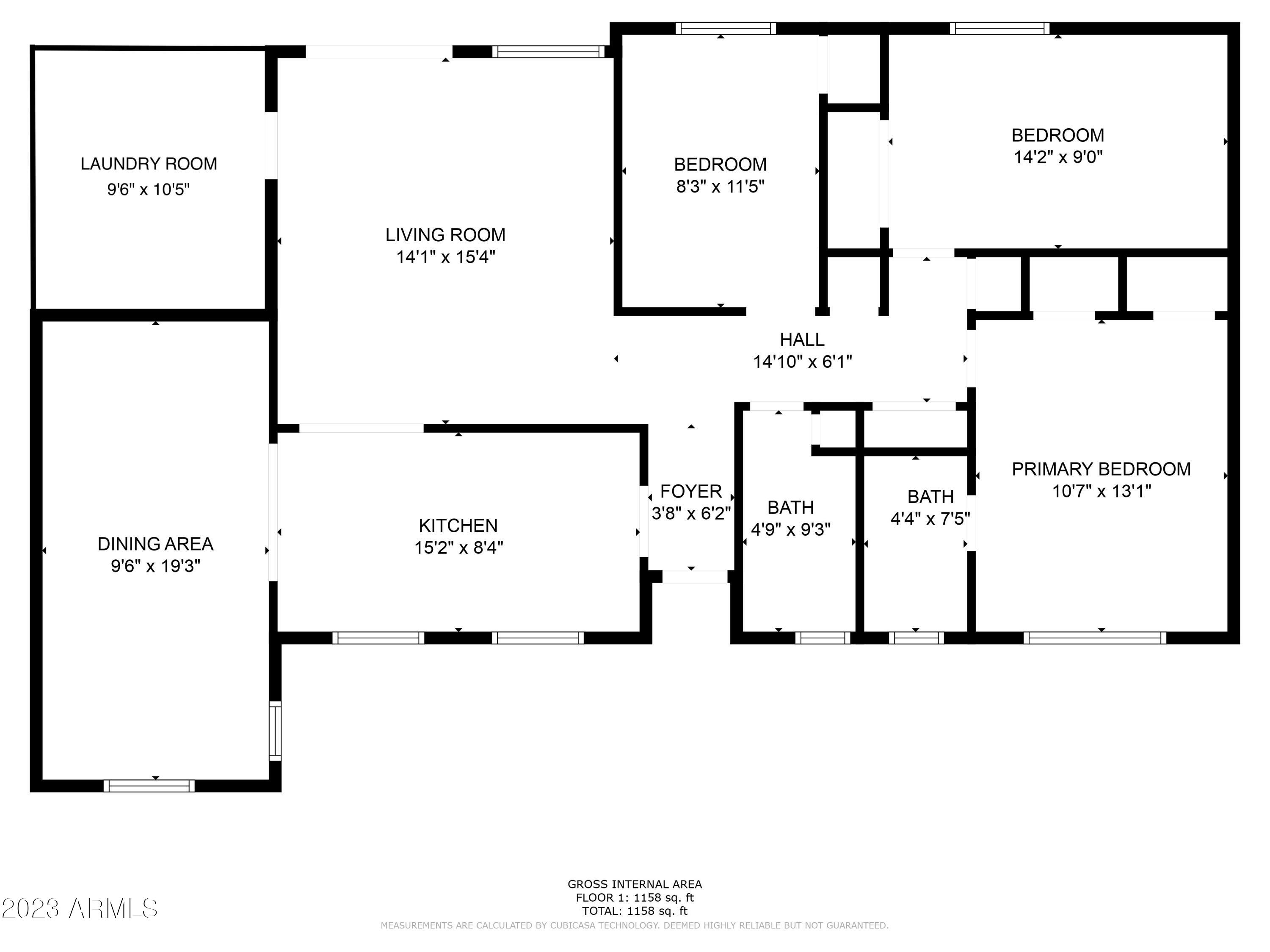 4635 East Almeria Road Phoenix, AZ 85008 - Photo 25 of 25 Almeria Floorplan