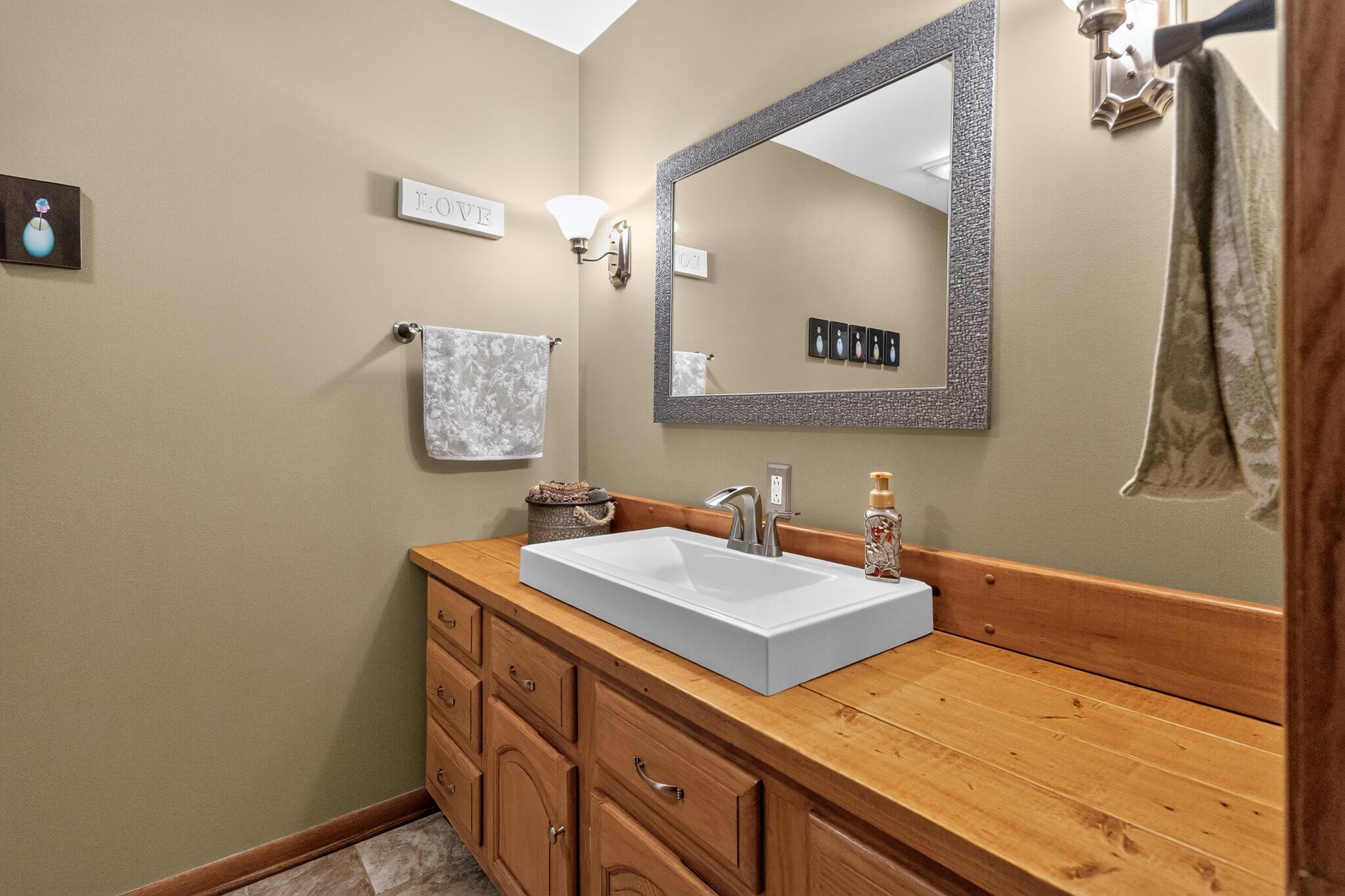 9710 North Lima Center Road Lima, WI 53190 - Photo 17 of 37 Main Floor Bath - View 1