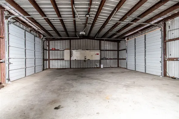 a view of garage