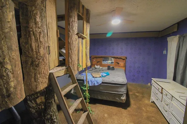 walk in closet with window