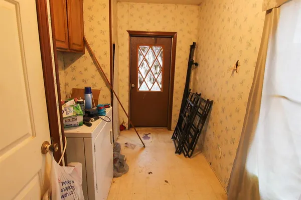 a view of front door door