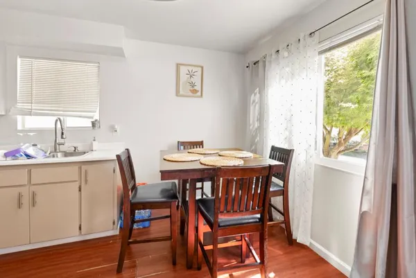 a view of a car park in front of house