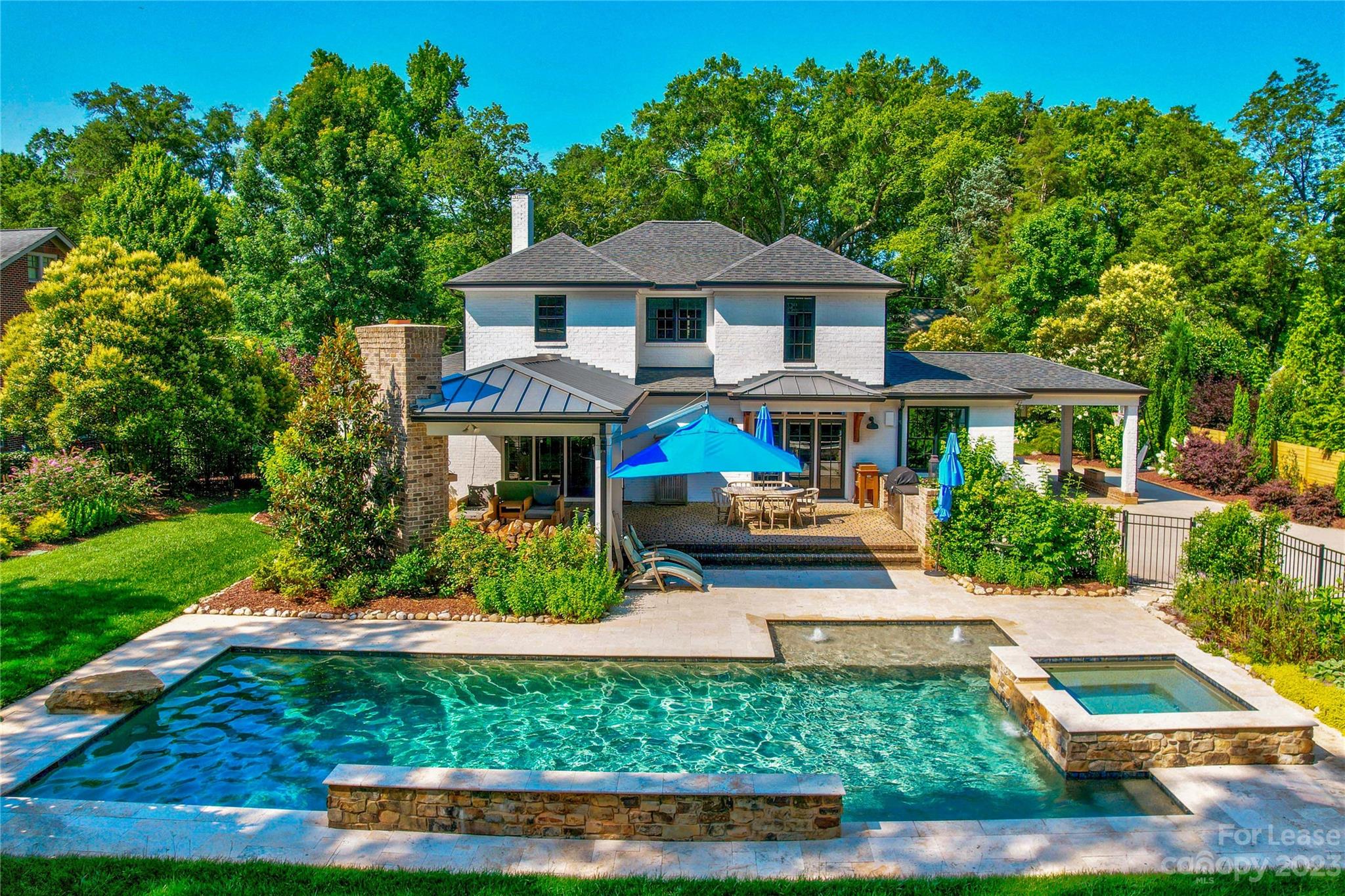 517 Lorimer Road Davidson, NC 28036 - Photo 40 of 48 front view of a house with a yard