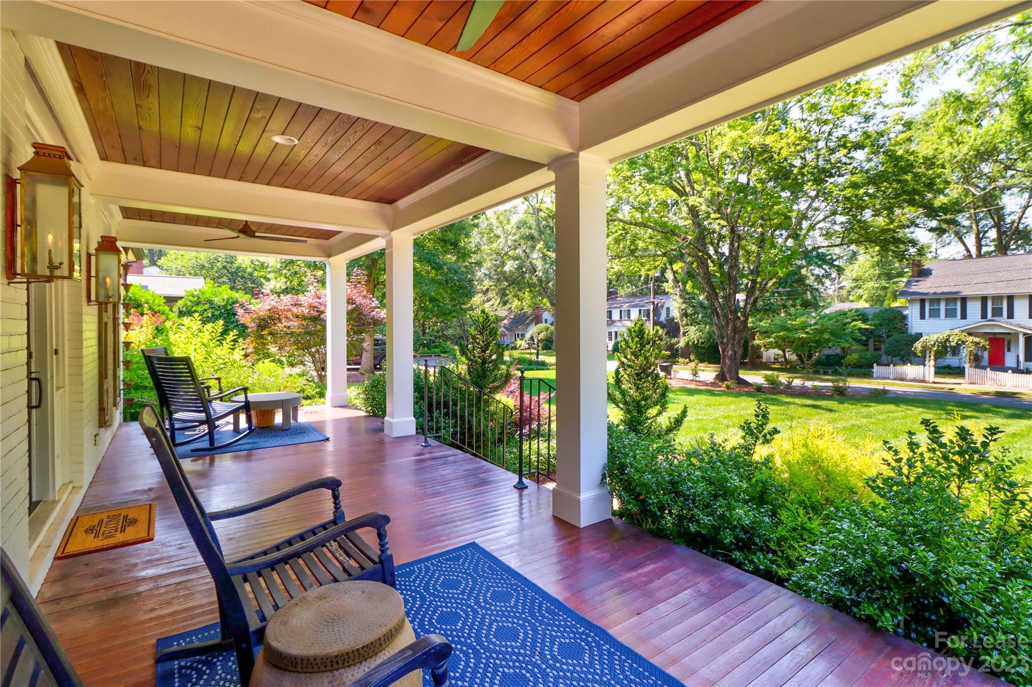 517 Lorimer Road Davidson, NC 28036 - Photo 5 of 48 a deck view with a garden view