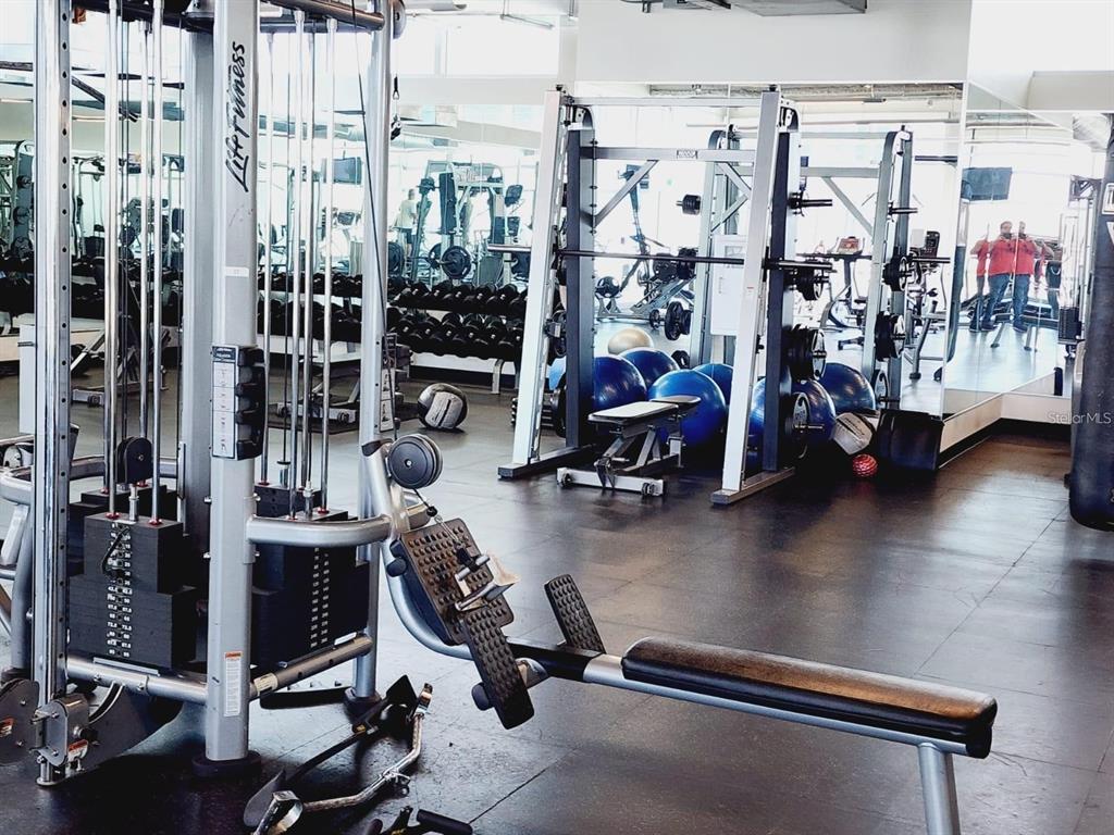 150 East Robinson Street, Unit 4A13 Orlando, FL 32801 - Photo 30 of 30 a view of a room with gym equipment