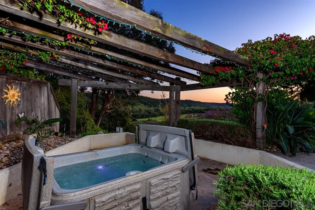 7675 Salix Place San Diego, CA 92129 - Photo 24 of 25 a view of yard with outdoor seating and plants