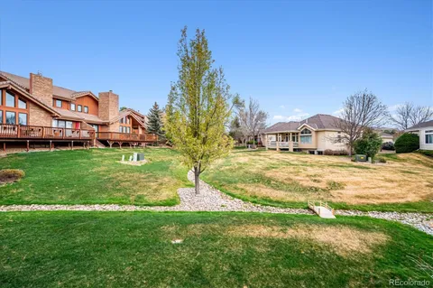 a house view with a outdoor space