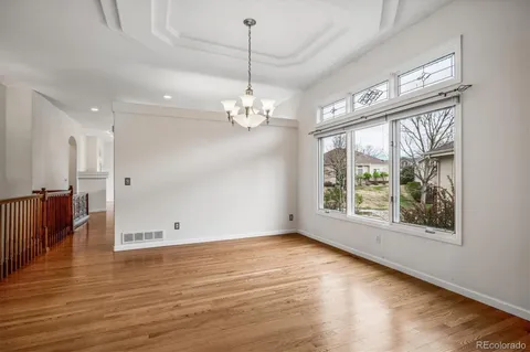 a view of livingroom with hardwood floor and window
