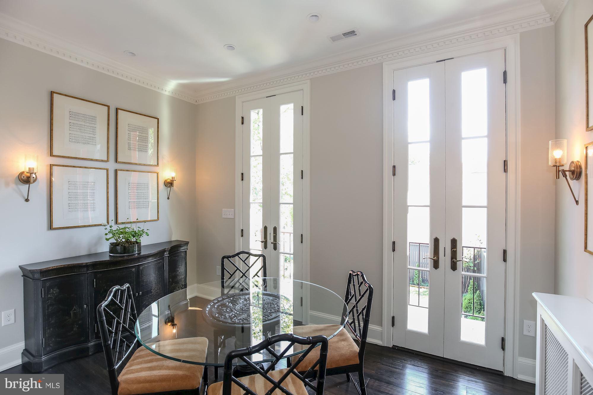 2802 P Street Northwest Washington, DC 20007 - Photo 6 of 17 a dining room with furniture and wooden floor