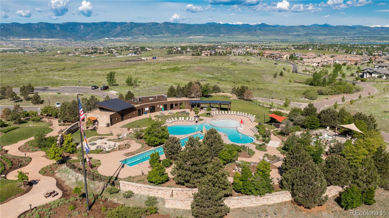 10699 Timberdash Avenue Highlands Ranch, CO 80126 - Photo 47 of 50 a view of a city with ocean view