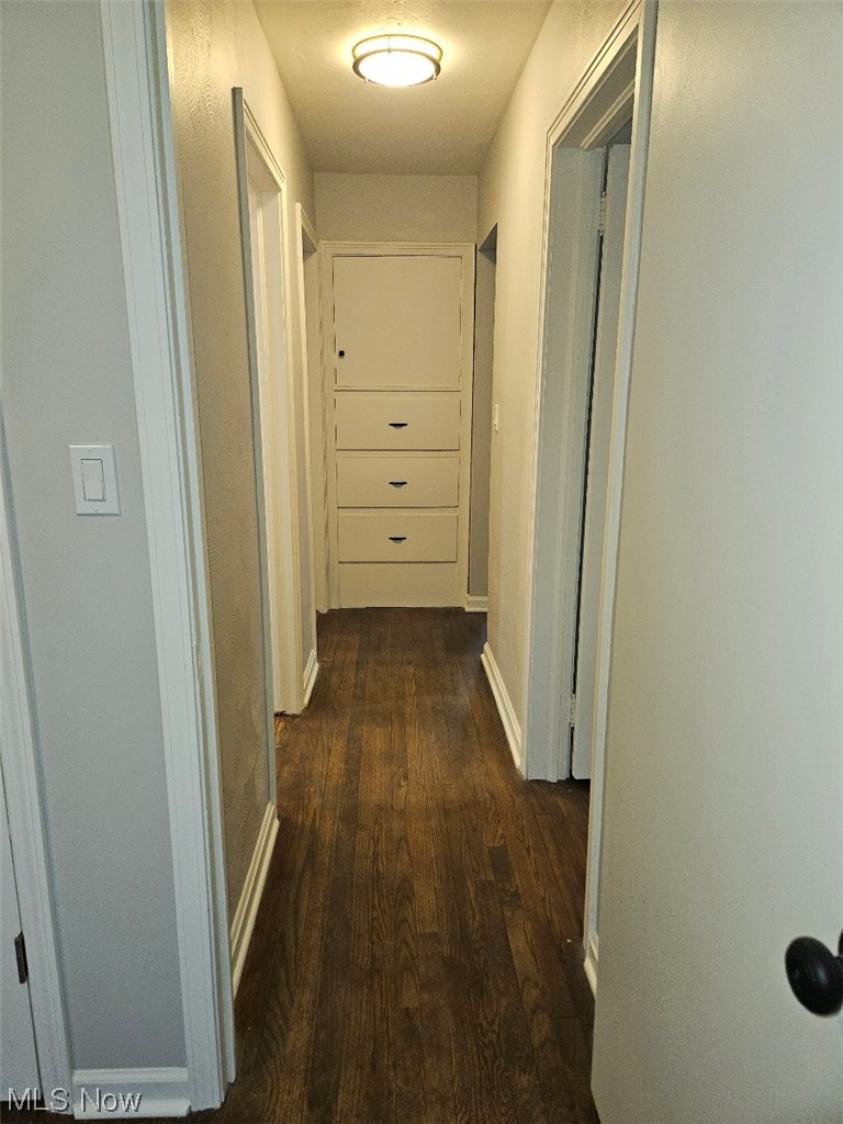 3439 Surrey Road Southeast Warren, OH 44484 - Photo 16 of 32 Hallway featuring hardwood flooring
