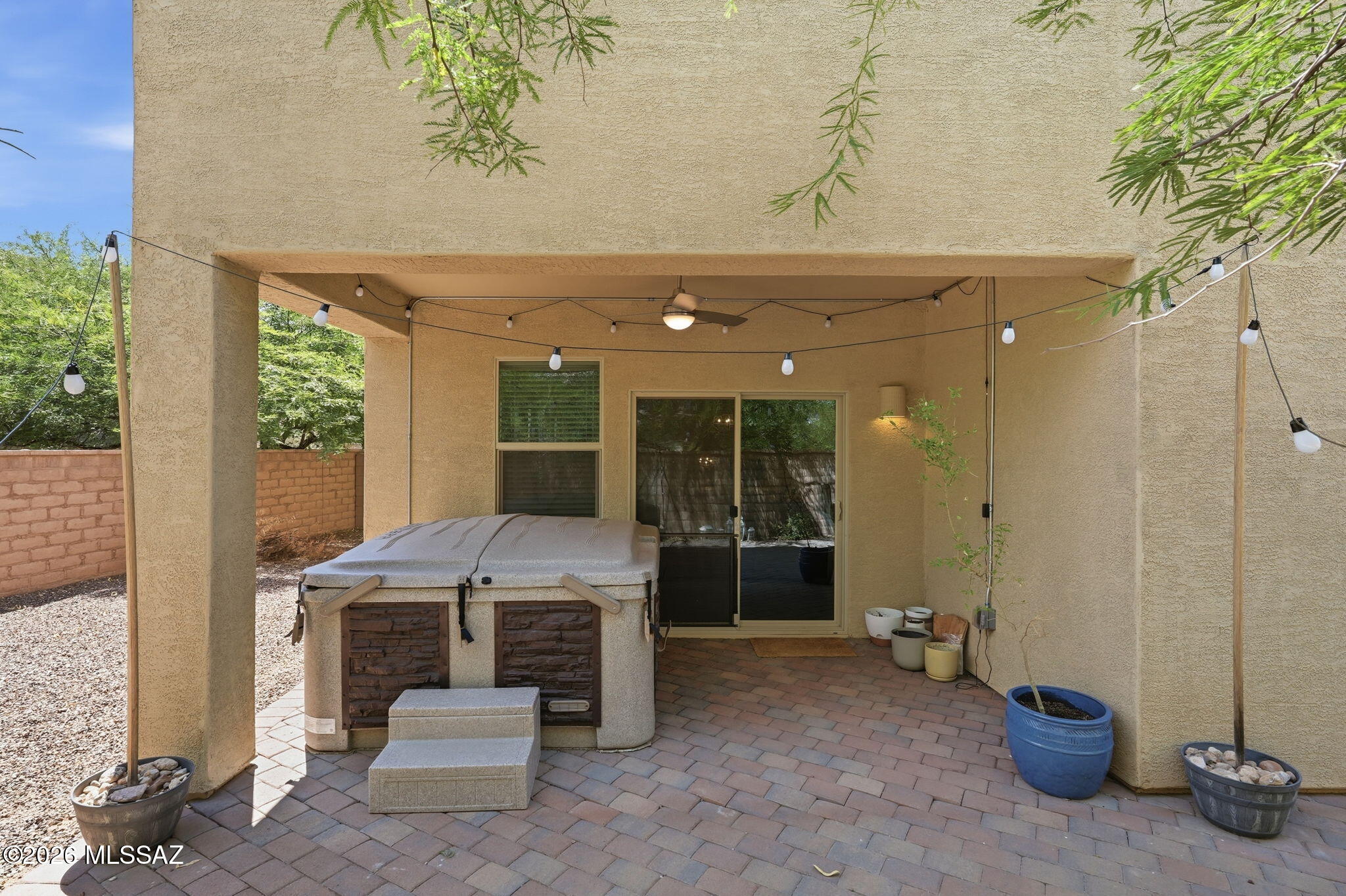 7528 South Circulo Rio Blanco Tucson, AZ 85756 - Photo 25 of 40 Private back yard with portal SPA