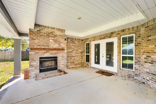 a view of a livingroom with a fireplace