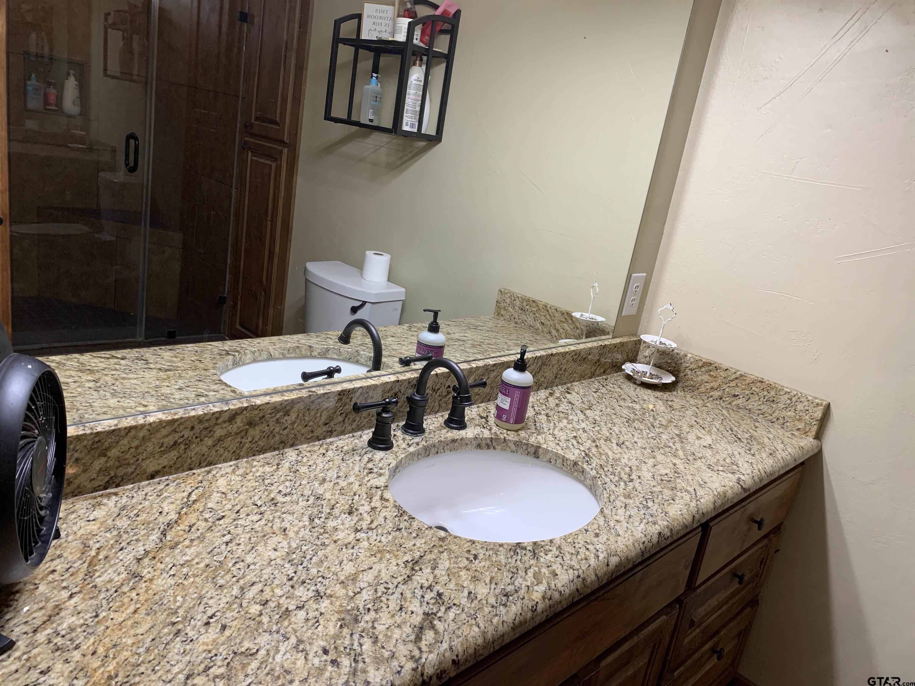 16650 C R 3419 Brownsboro, TX 75756 - Photo 12 of 36 a bathroom with a sink and a mirror