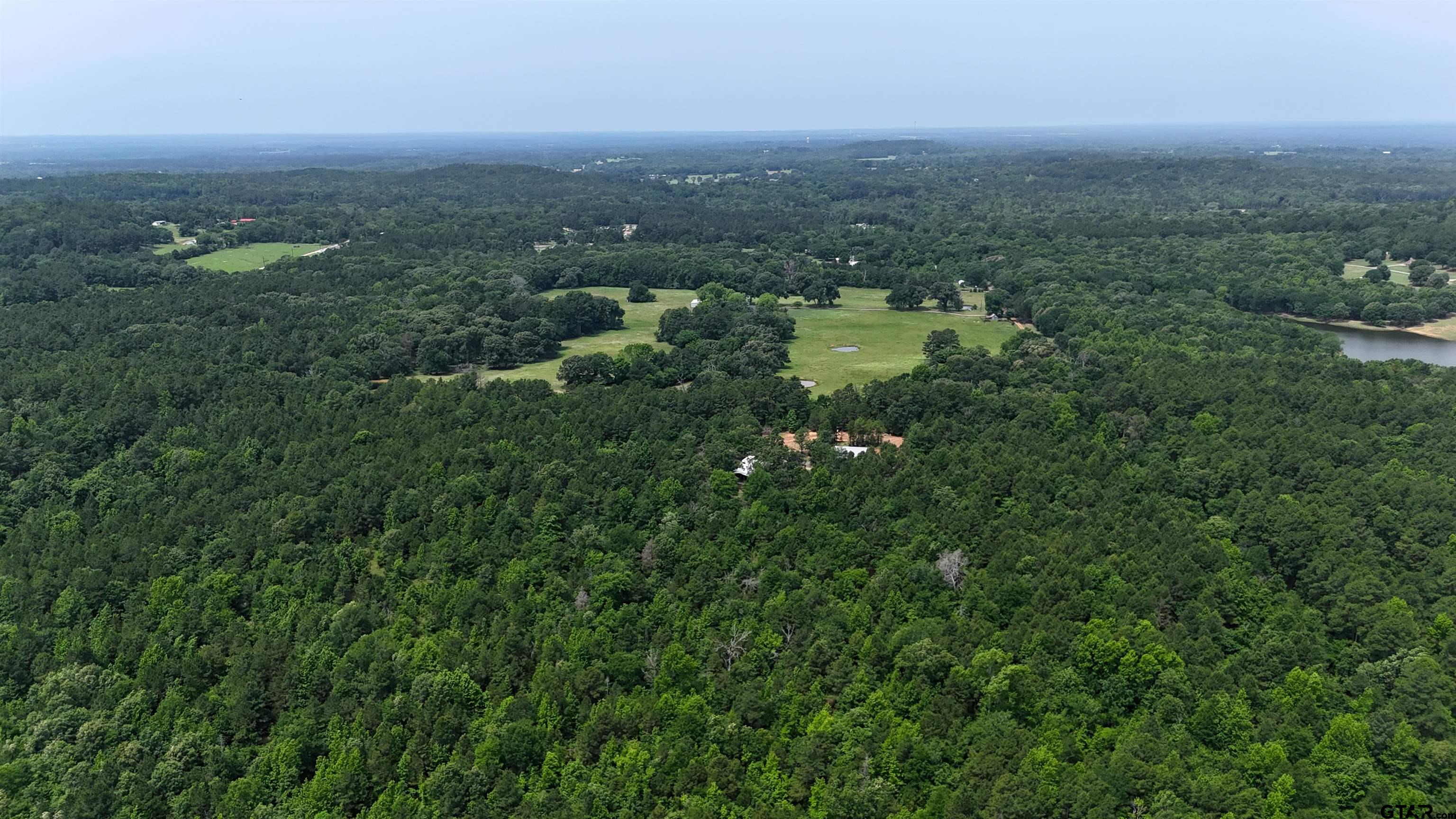 16650 C R 3419 Brownsboro, TX 75756 - Photo 32 of 36 an aerial view of residential houses with outdoor space and trees