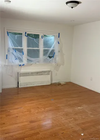 a view of a room with an empty space