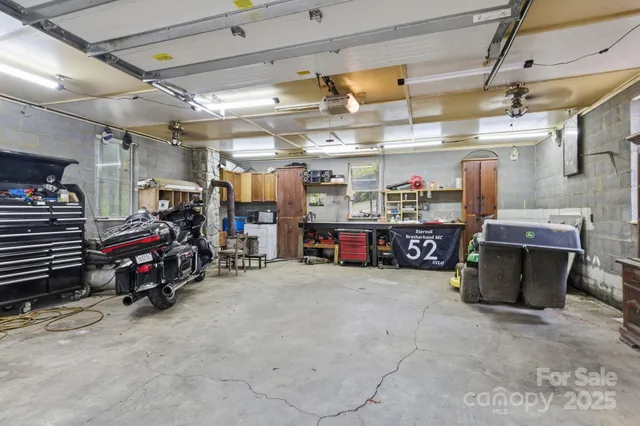 a view of a storage in a room