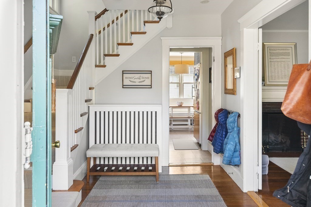 1 Bancroft Road Wellesley, MA 02481 - Photo 2 of 20 a view of entryway with furniture and wooden floor
