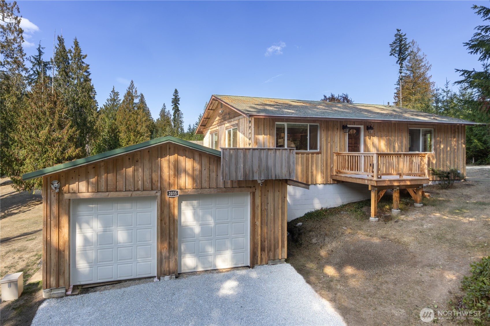 2035 Egg And I Road Chimacum, WA 98325 - Photo 2 of 40 a view of a house with a yard and wooden fence
