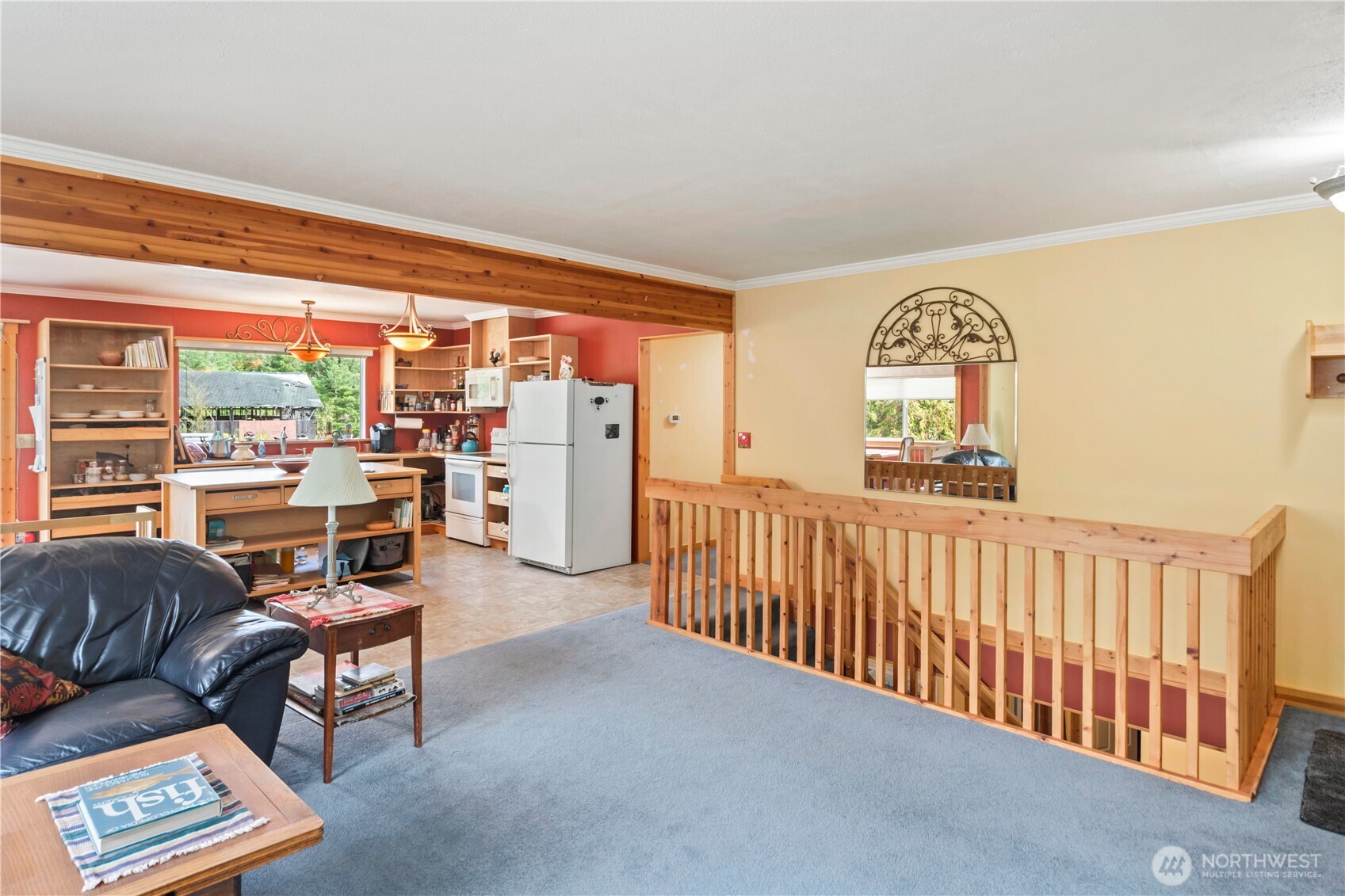 2035 Egg And I Road Chimacum, WA 98325 - Photo 8 of 40 a living room with furniture and a large window