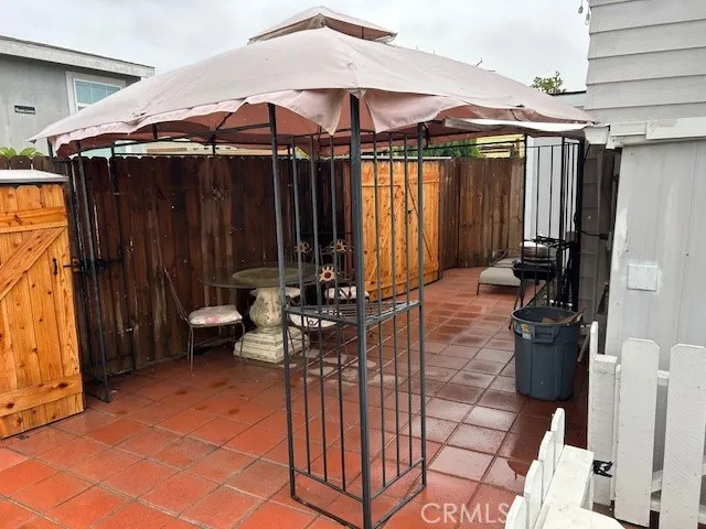 a view of outdoor space patio and barbeque oven