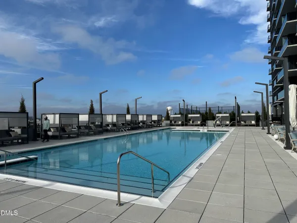 a outdoor living space with furniture and garden view