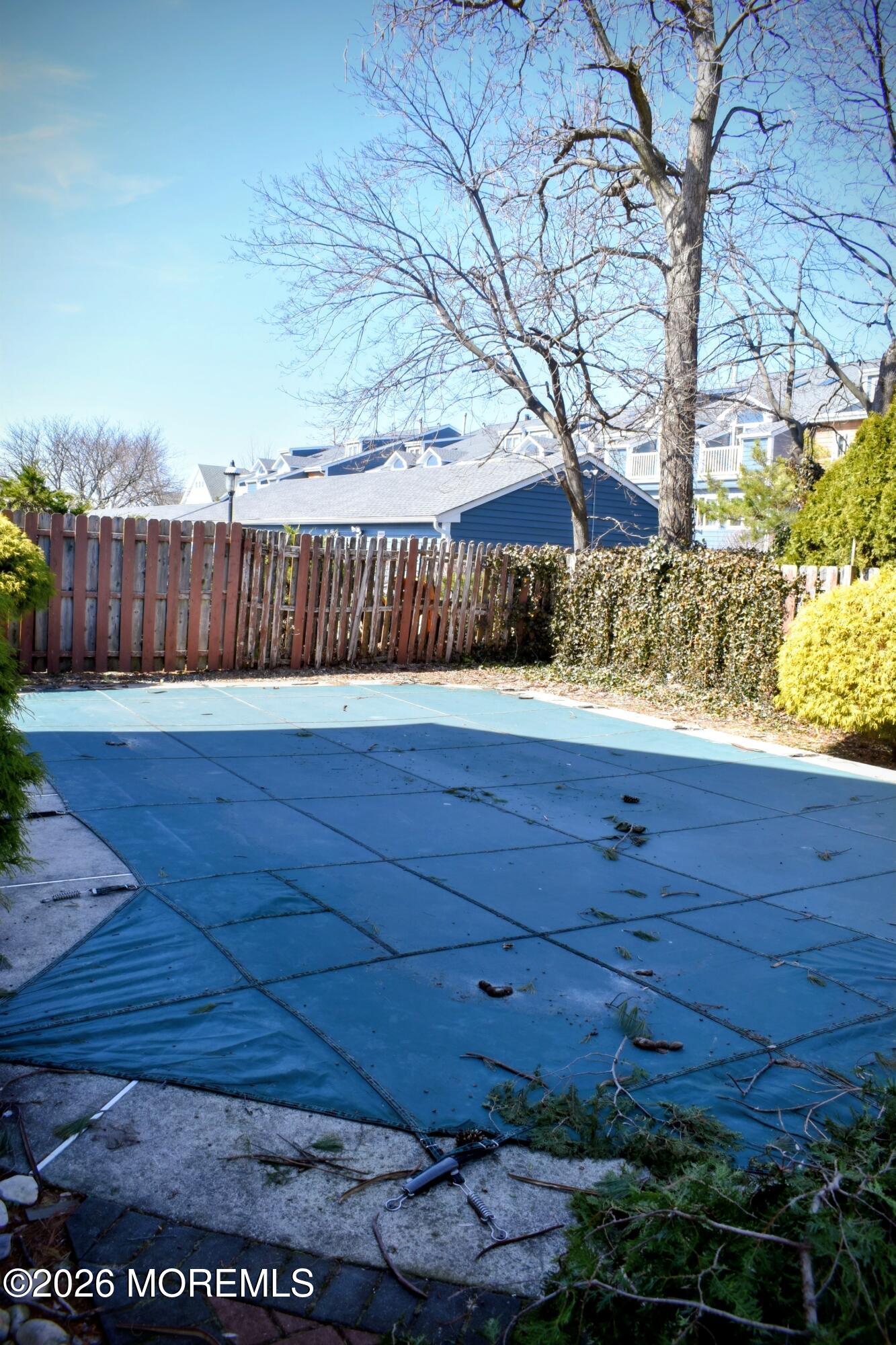 151 1st Street Keyport, NJ 07735 - Photo 21 of 24 a view of backyard with wooden fence