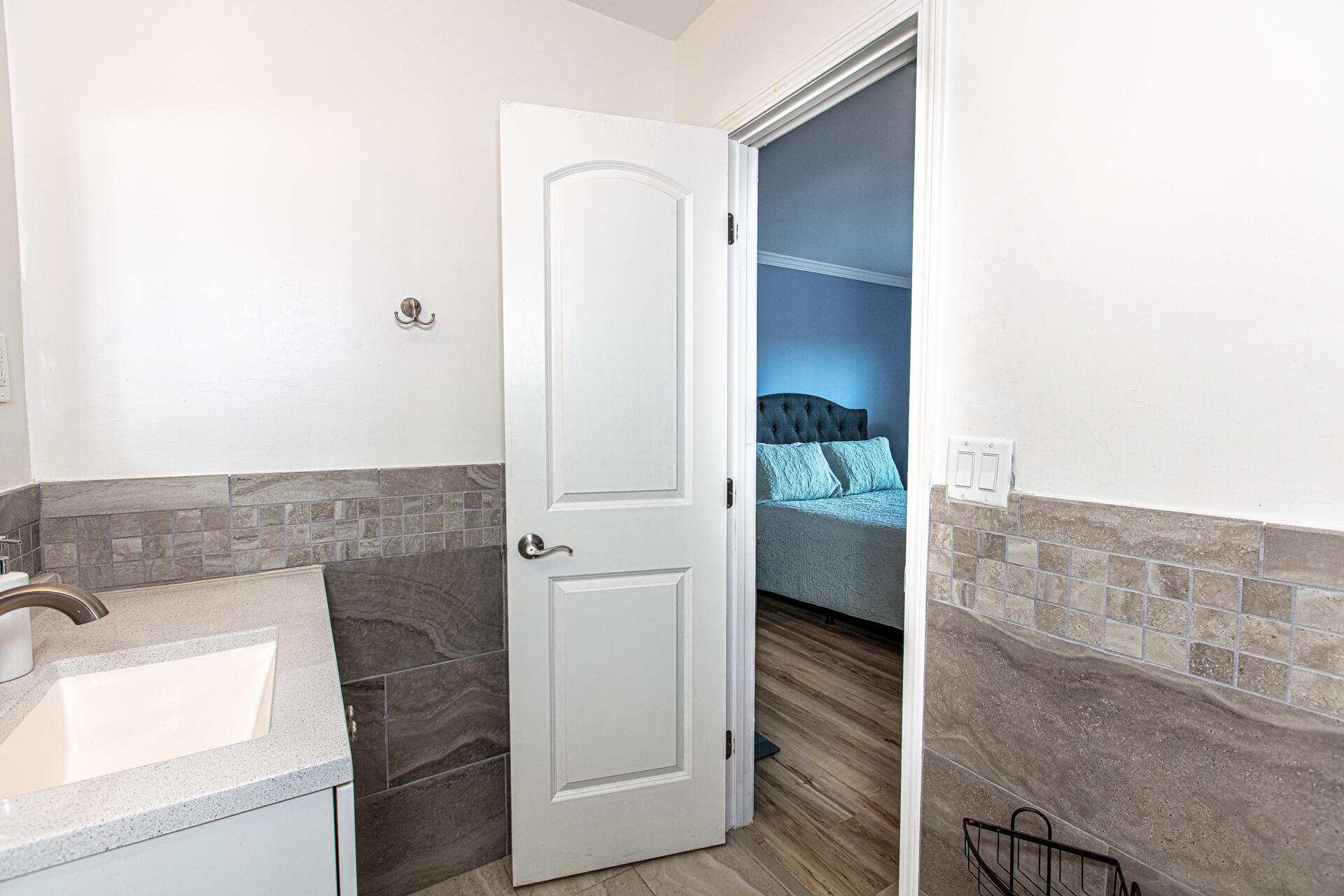 1013 Gloria Avenue Fort Walton Beach, FL 32547 - Photo 24 of 31 a bathroom with a sink and a mirror