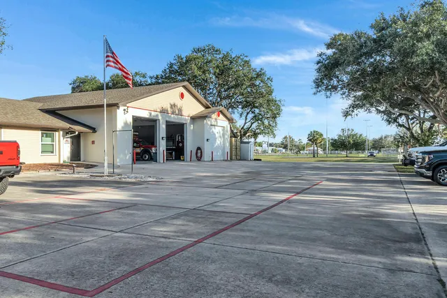 a view of street with houses
