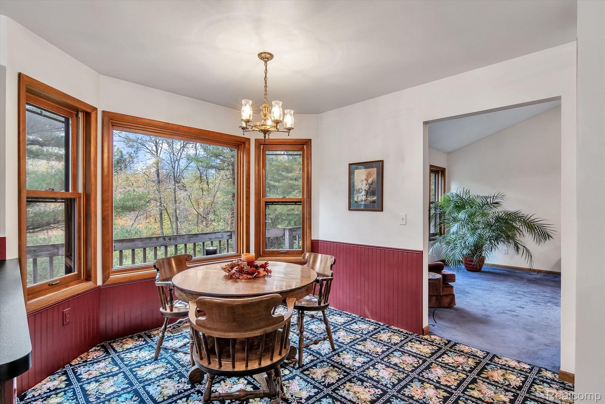 10419 Maple Road Hartland, MI 48353 - Photo 11 of 37 Breakfast nook off of kitchen with views of backyard