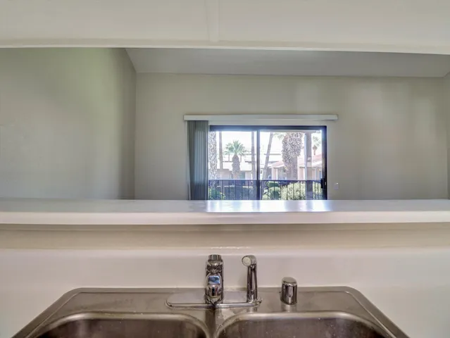 a close view of sink and tap