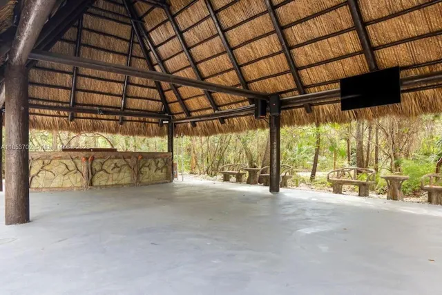 a terrace view with table and chairs