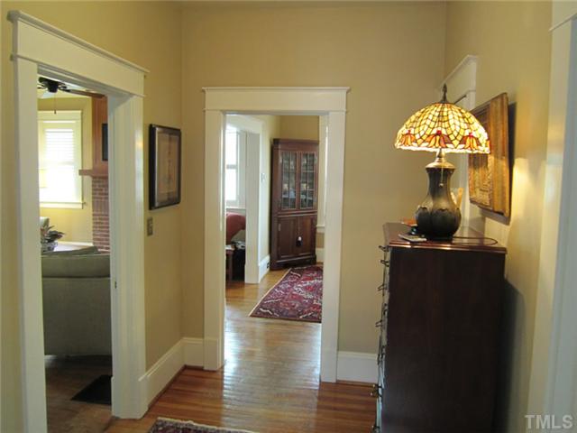 1704 Dare Street Raleigh, NC 27608 - Photo 11 of 25 Wide Central Hallway Connects Rooms.