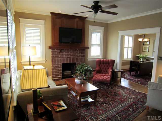 1704 Dare Street Raleigh, NC 27608 - Photo 4 of 25 Interior plantation shutters throughout.
