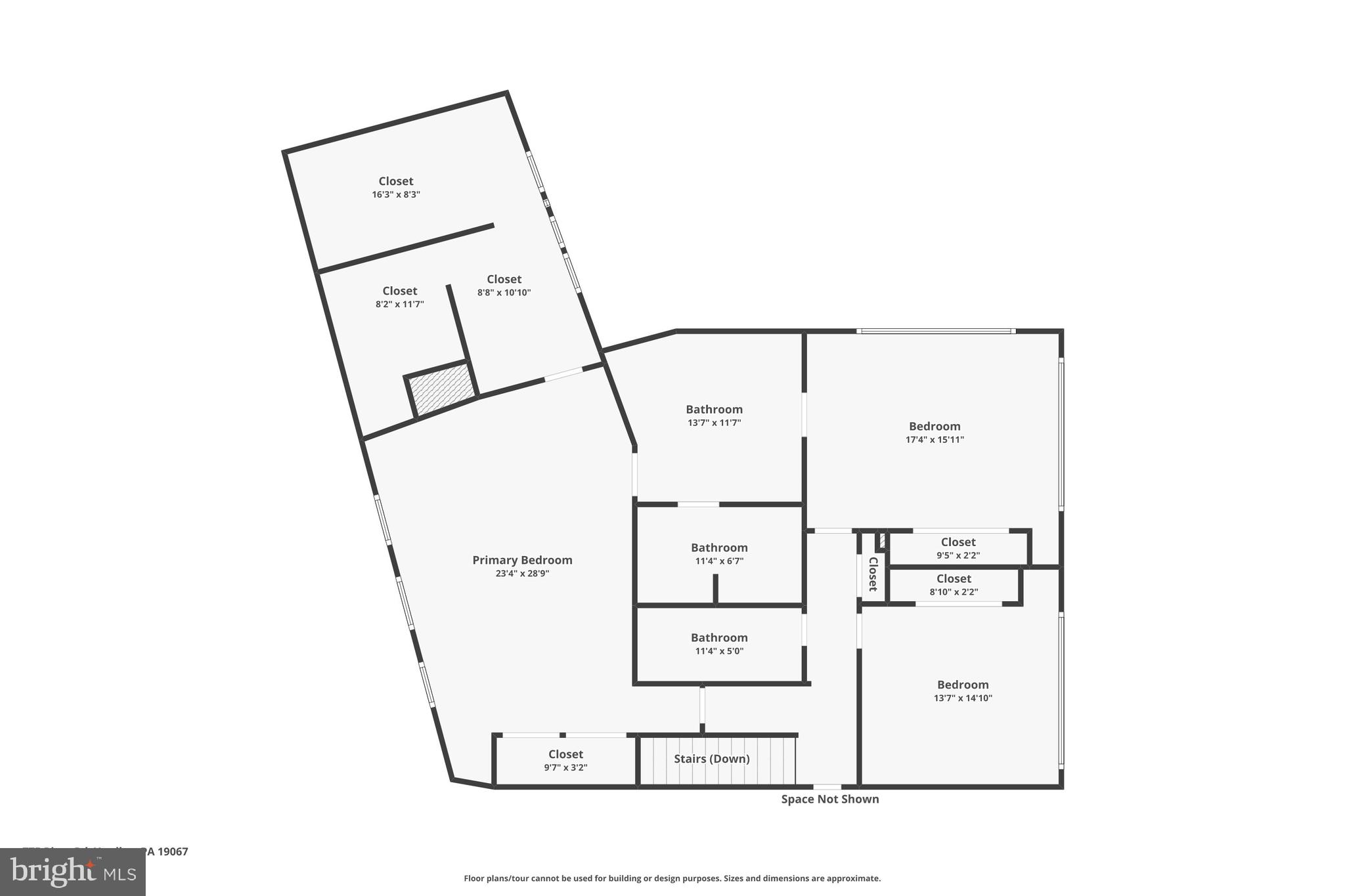 775 River Road Yardley, PA 19067 - Photo 75 of 75 Upper level floor plan