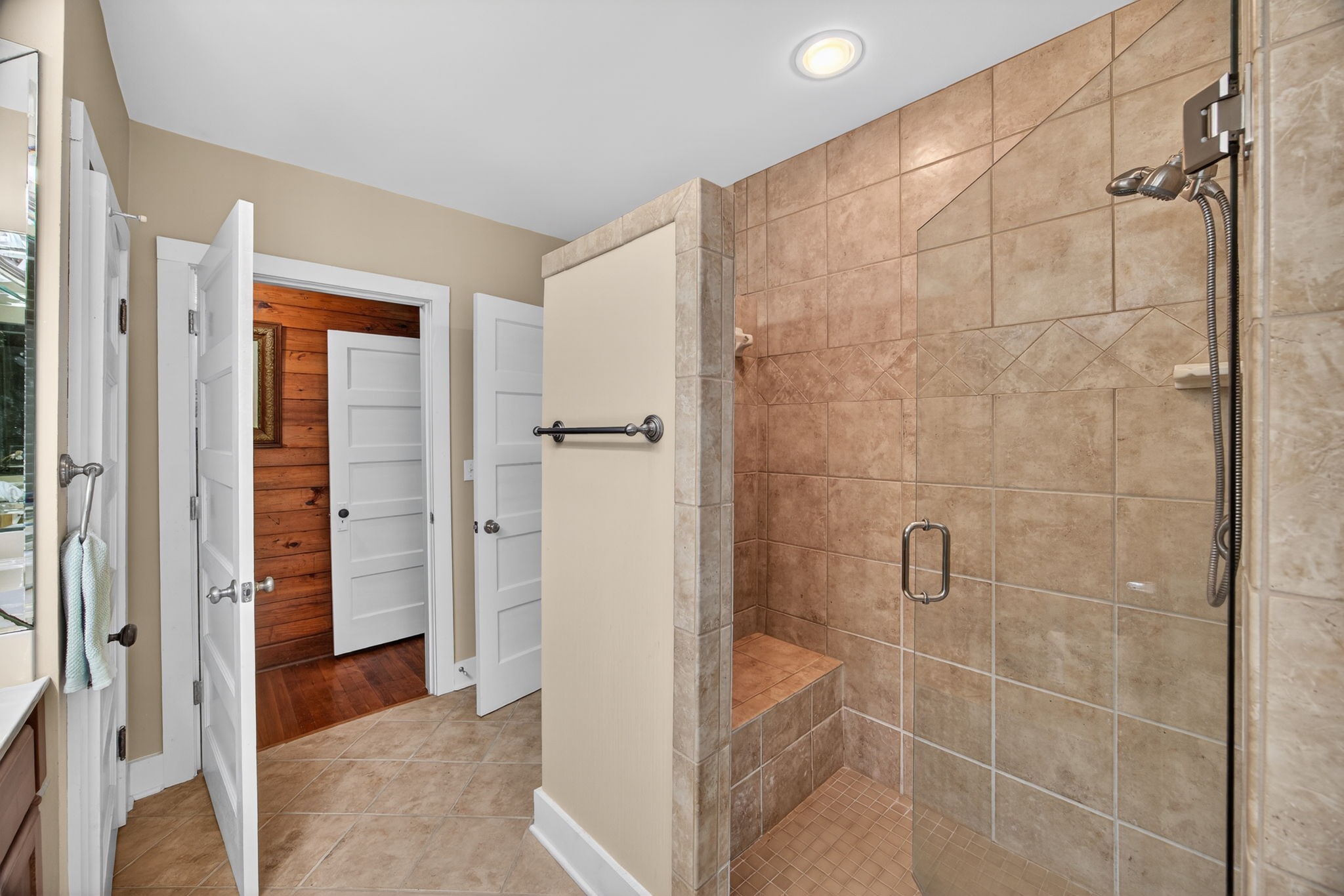 1385 Mitchell Street Celina, TN 38551 - Photo 17 of 35 a bathroom with a shower and a sink