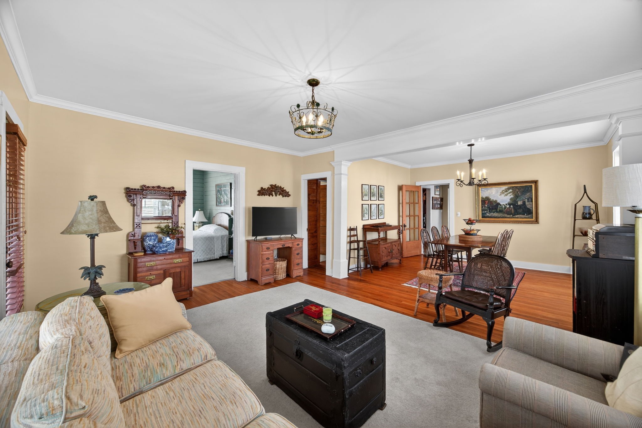 1385 Mitchell Street Celina, TN 38551 - Photo 5 of 35 a living room with furniture ceiling fan and a rug