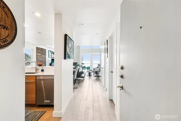 a very nice looking room with a large window