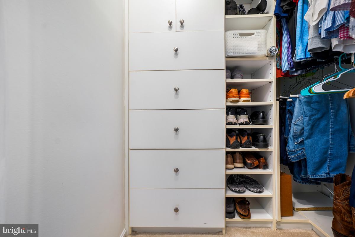 5902 Mt Eagle Drive, Unit 1615 Alexandria, VA 22303 - Photo 38 of 48 Primary/MBR Walk-In Closet #2 - Custom Organizers!