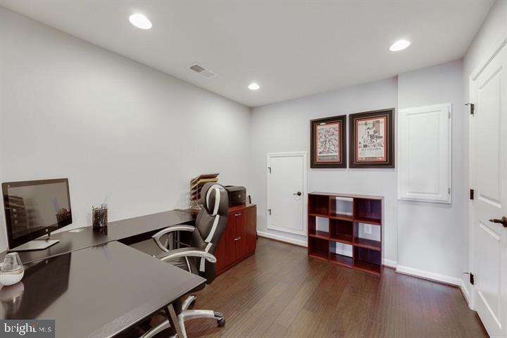 24876 Helms Terrace Aldie, VA 20105 - Photo 38 of 45 a view of a workspace with furniture and wooden floor