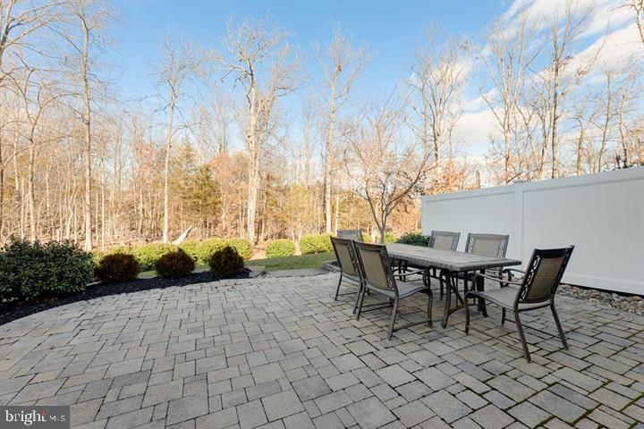 24876 Helms Terrace Aldie, VA 20105 - Photo 41 of 45 a view of a patio with table and chairs and potted plants