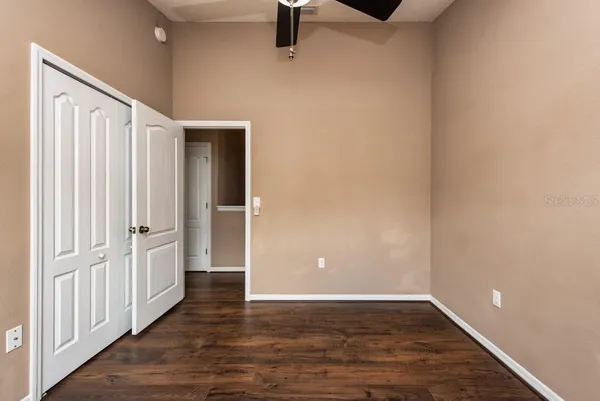 wooden floor in an empty room