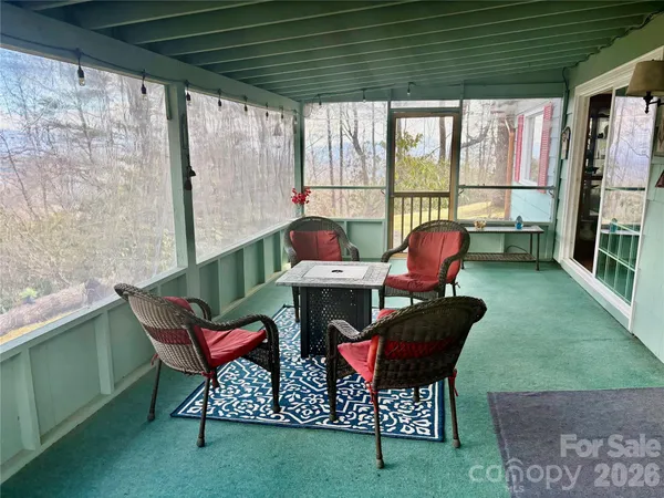 a outdoor living space with furniture and a garden