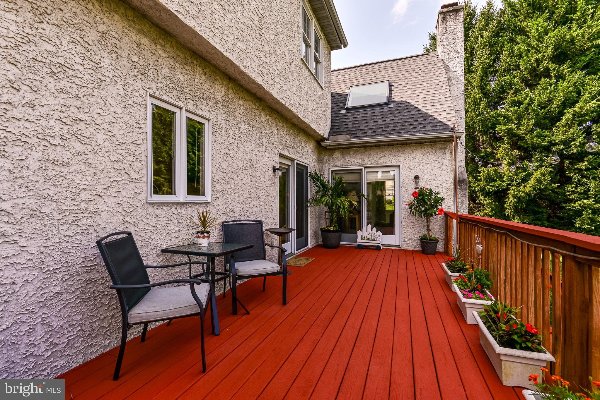 706 Regency Hill Road Hockessin, DE 19707 - Photo 52 of 54 The 30' Deck Overlooks the Pool Area