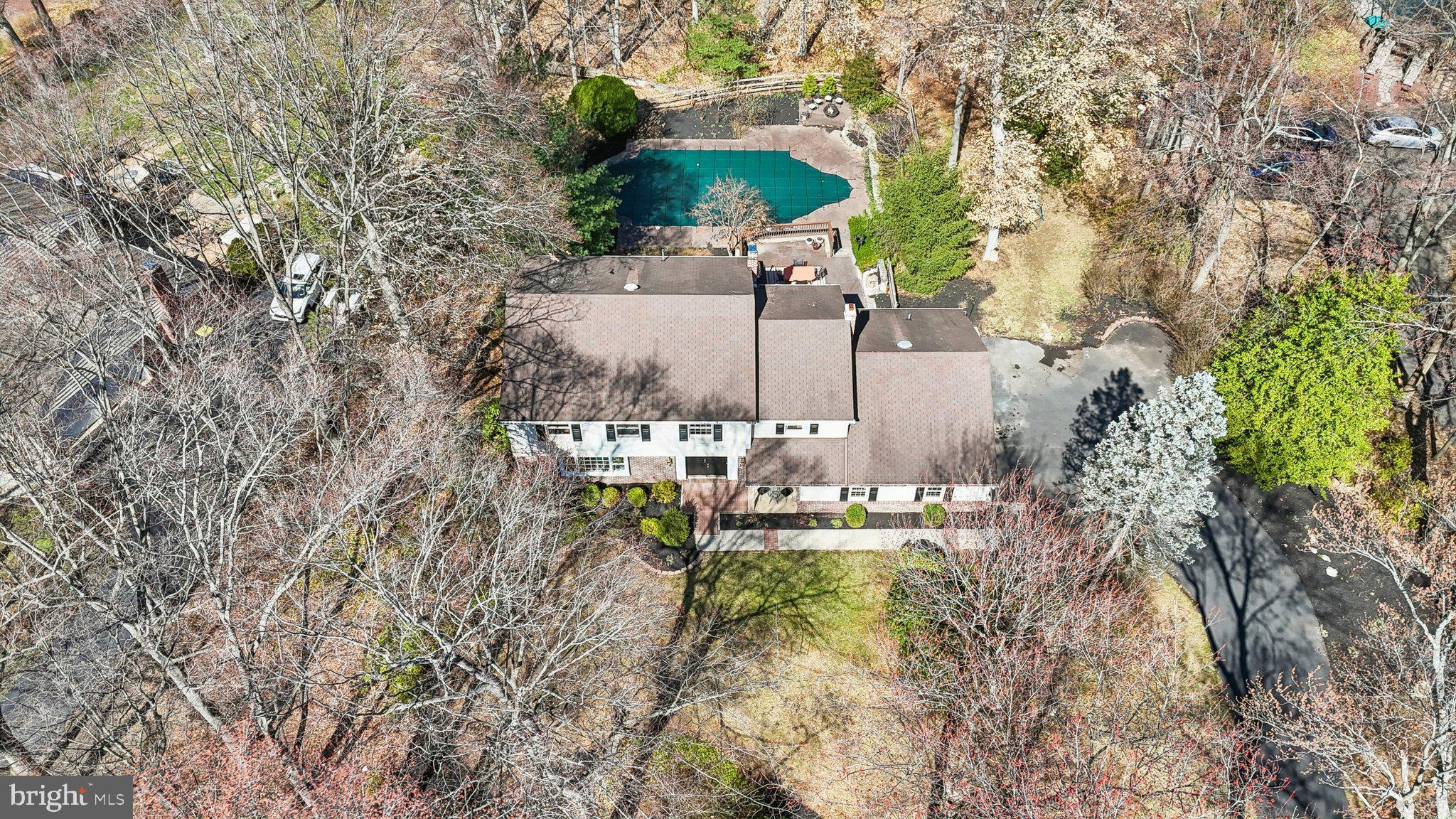 2305 Huntingdon Road Huntingdon Valley, PA 19006 - Photo 51 of 57 an aerial view of a house with yard swimming pool and outdoor seating